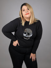 Load image into Gallery viewer, Sequin Skull Sweater
